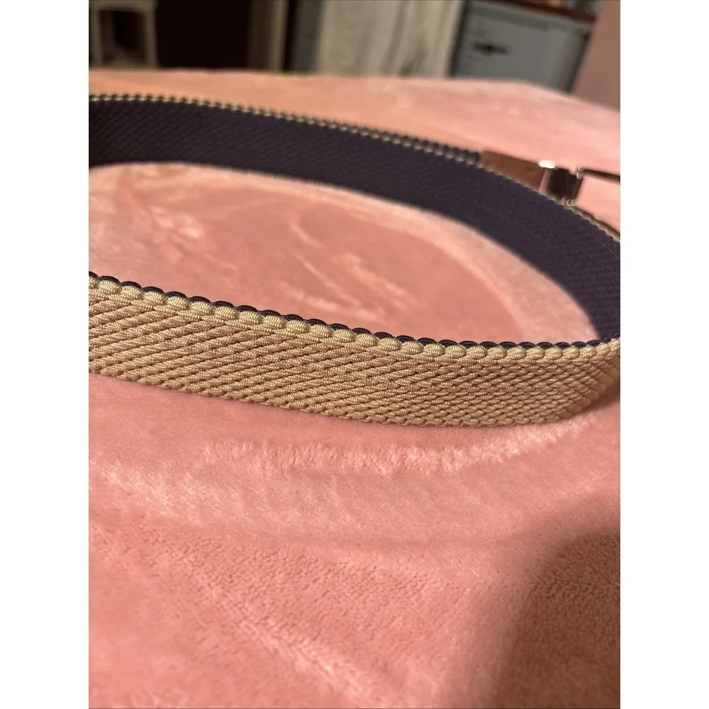 Tommy Bahama‎ Reversible Woven Belt Tan/Navy Size L/XL 48